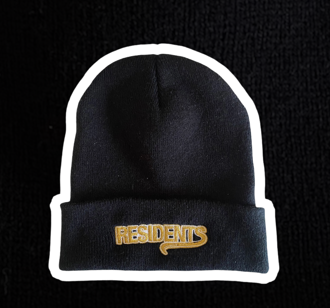 Residents Black & Gold Beanie