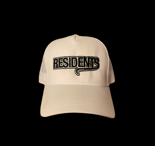 Residents White Trucker Hat